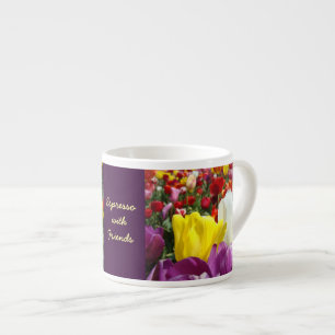 Espresso with Friends Mugs Tulip Flowers Tulips