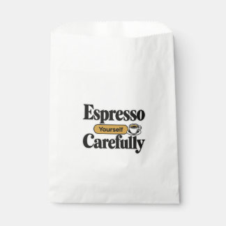 Espresso Yourself Carefully | Funny Coffee + Perso Favour Bag