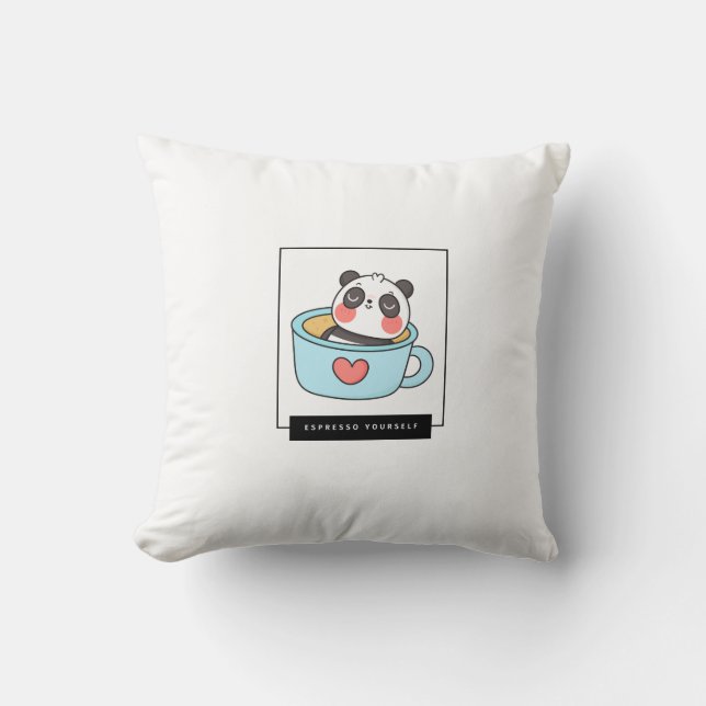 Espresso Yourself Cushion (Front)