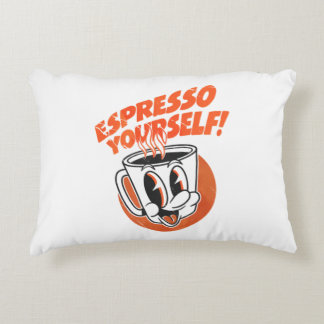 Espresso Yourself Funny Coffee Lover pillow