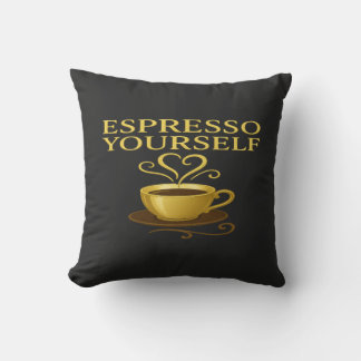 Espresso Yourself™ – Golden Cup Edition Cushion