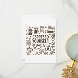 Espresso Yourself! Thank You Card