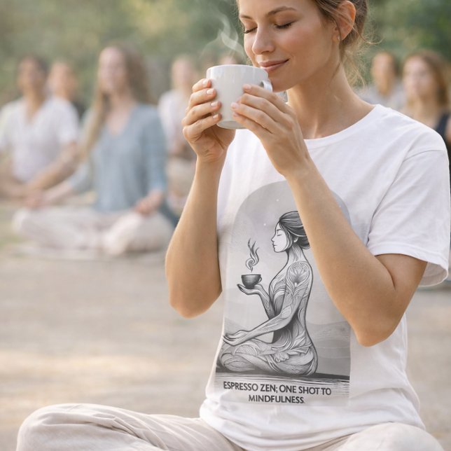 Espresso Zen Meditation Art Tee (Creator Uploaded)