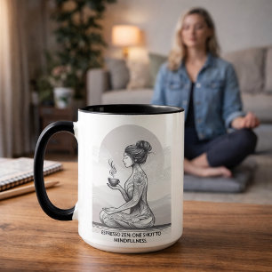Espresso Zen; One Shot To Mindfullness Mug