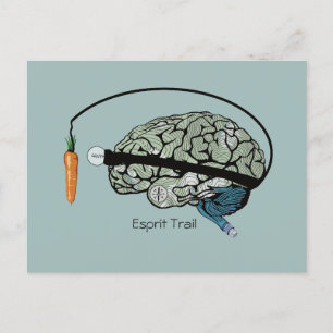 Esprit trail map postcard