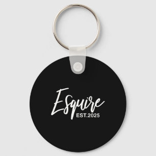 Esquire Est 2025 Future Lawyers Law Student Gradua Key Ring