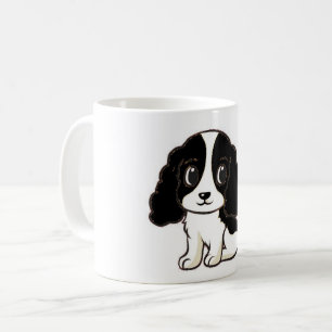 ess black white cartoon coffee mug