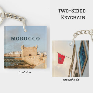 Essaouira Morocco Coastal Fortress Travel Key Ring