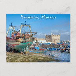 Essaouira Morocco Ships Postcard