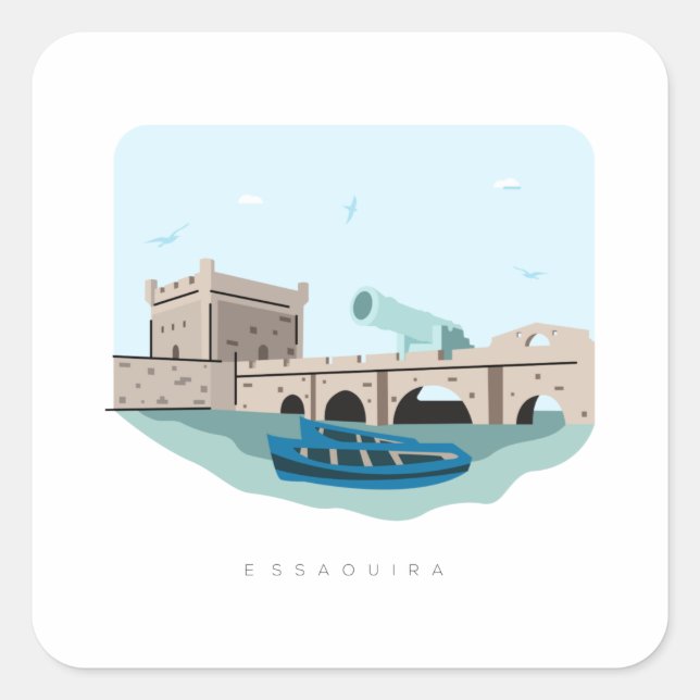 Essaouira morocco travel Sticker - Morocco travel (Front)