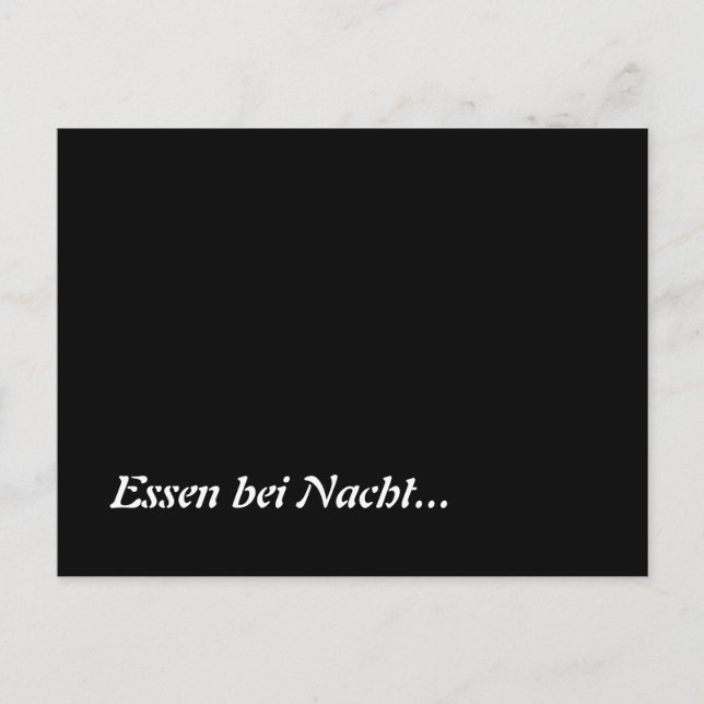 Essen bei Nacht Postcard (Front)