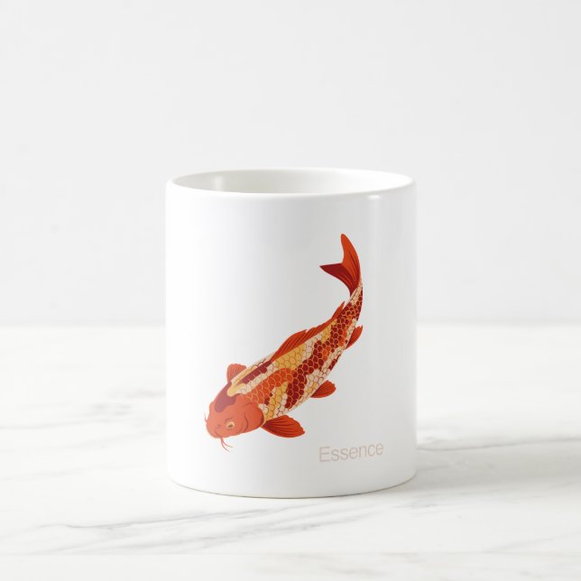 Essence – Koi Symbol of Growth and Inner Strength Coffee Mug (Center)