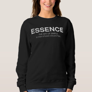 ESSENCE Minimalist Typography Sweatshirt