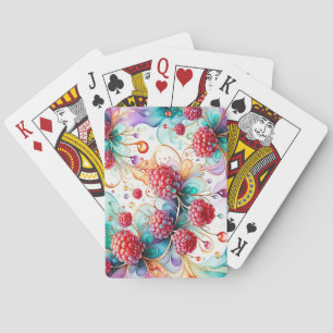 Essence of Raspberry Playing Cards