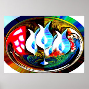 Essence of spring art poster