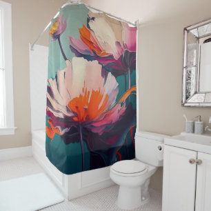 Essence Of The Garden III – Luminous Floral Motion Shower Curtain