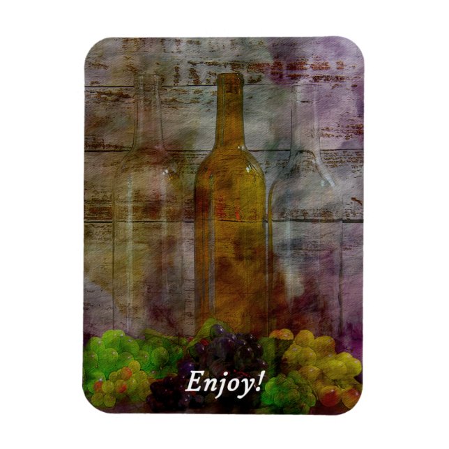 Essence of the Vine Digital Art Magnet (Vertical)