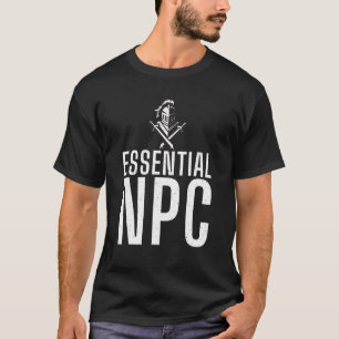 Essential Npc Larp Tabletop Role Playing Board Gam T-Shirt