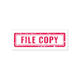 Essential Office 'File Copy' Rubber Stamp
