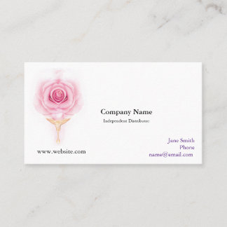 Essential Oil Distributor Business Card