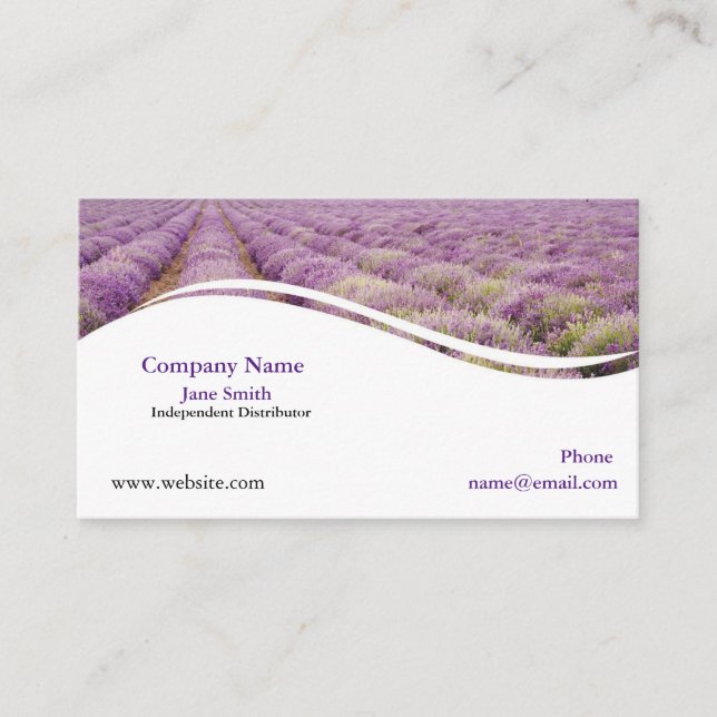 Essential Oil Distributor Business Card (Front)