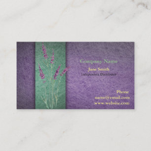 Essential Oil Distributor Business Card