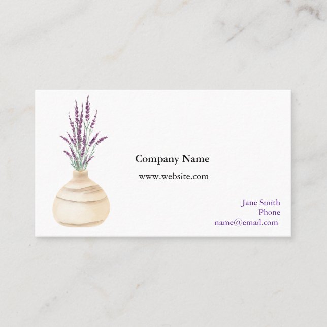 Essential Oil Distributor Business Card (Front)