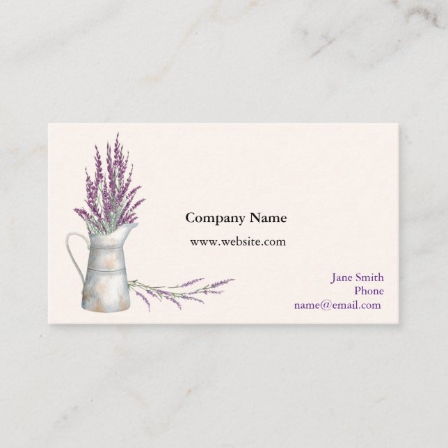 Essential Oil Distributor Business Card (Front)