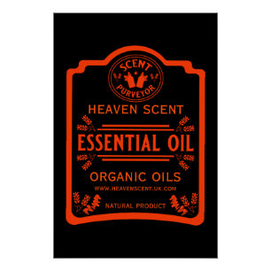 Essential Oil Scents Poster