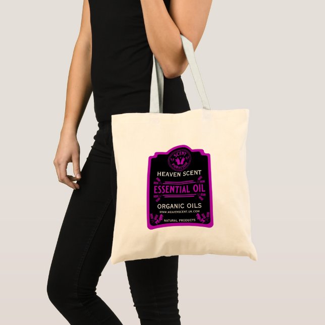 Essential Oil Scents Tote Bag (Front (Product))