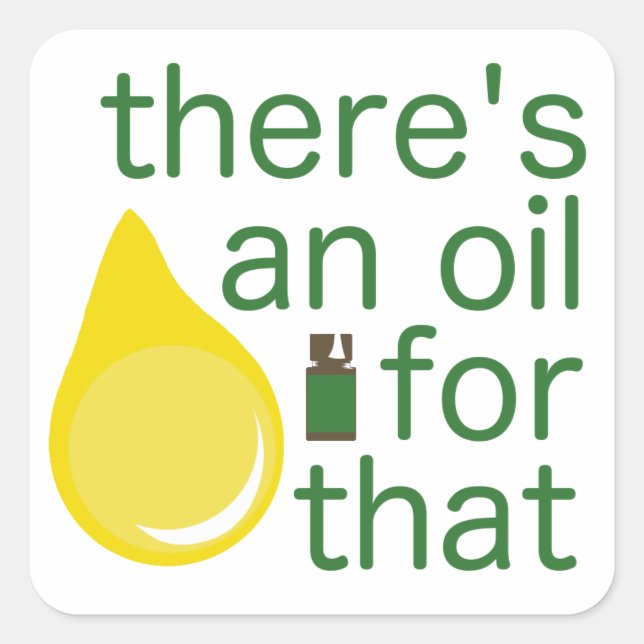 Essential Oil Sticker (Front)