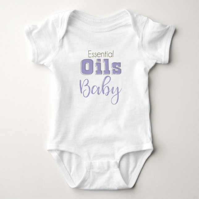 Essential Oils Baby Baby Bodysuit (Front)
