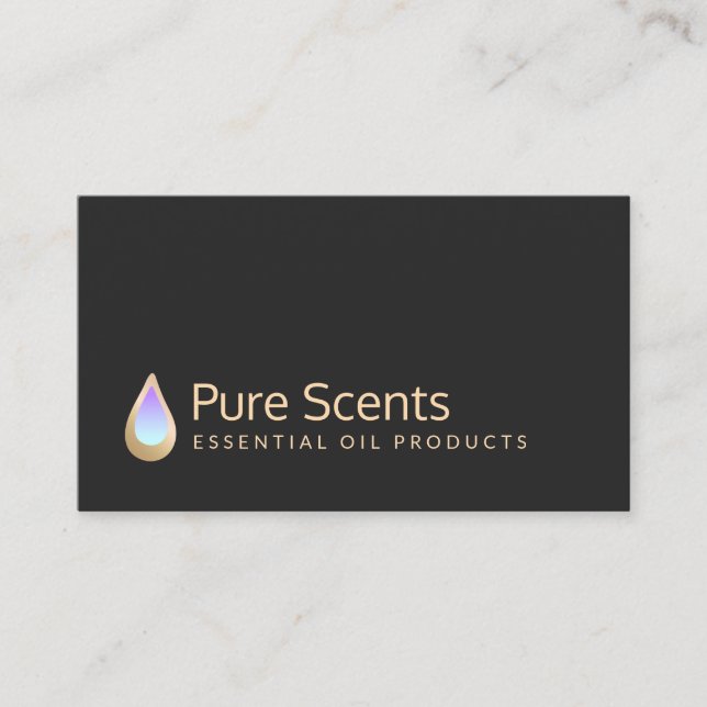 Essential Oils Fragrance Aromatherapy Business Card (Front)