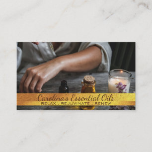 Essential Oils Slogans Business Cards