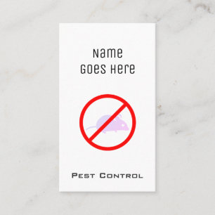 "Essential" Pest Control Business Cards