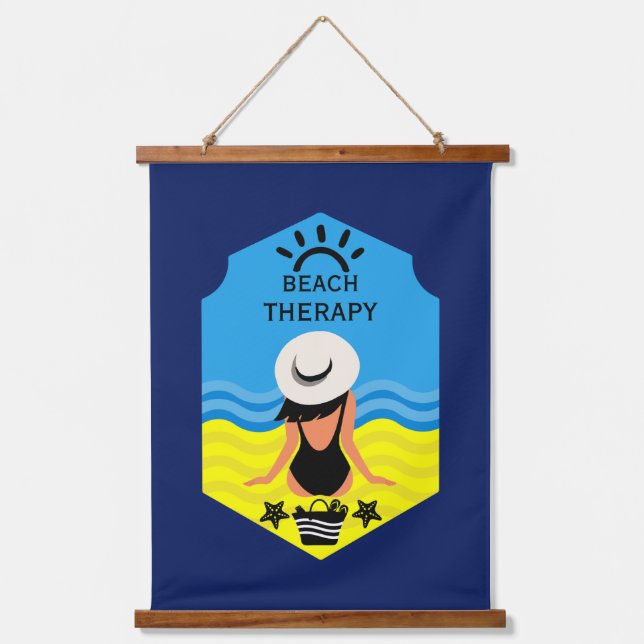 Essential Summer Beach  Hanging Tapestry (Front)