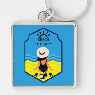 Essential Summer Beach Key Ring