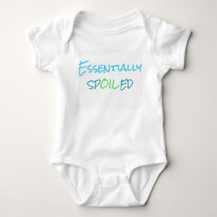 Essentially Spoiled Infant Outfit Blue Baby Bodysuit