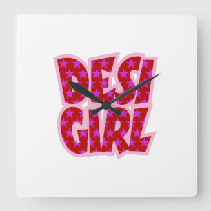 Essentials Bollywood Inspired Gifts Square Wall Clock