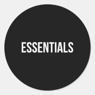 Essentials Classic Round Sticker