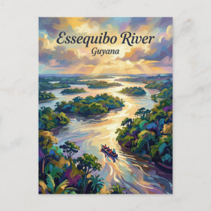 Essequibo River Guyana Postcard