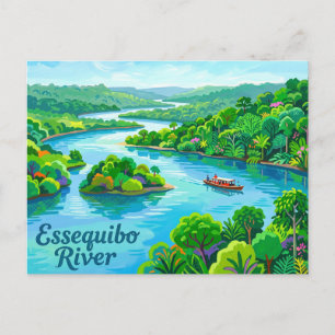 Essequibo River Guyana Postcard