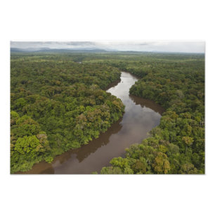 Essequibo River, longest river in Guyana, and 4 Photo Print