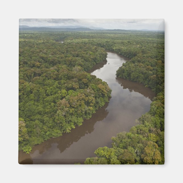 Essequibo River, longest river in Guyana, and 5 Magnet (Front)