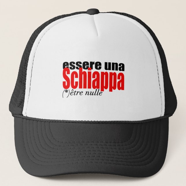 Essere una Schiappa être nulle en français T Hat (Front)