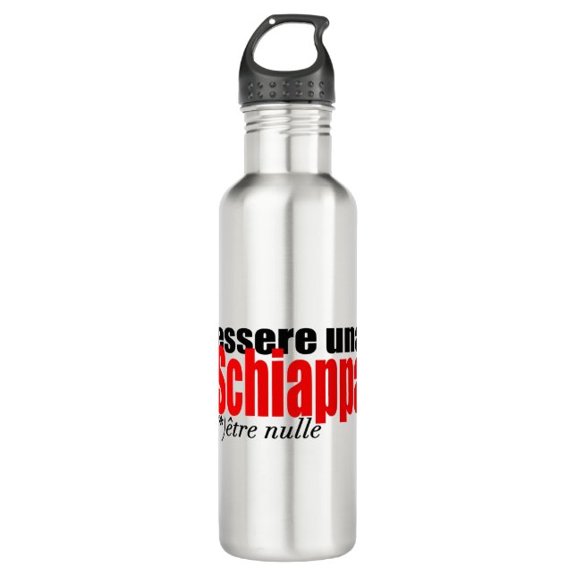 Essere una Schiappa être nulle en français W B 710 Ml Water Bottle (Front)