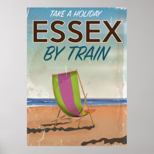 Essex, UK Vintage Travel poster