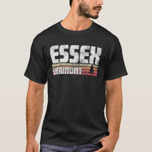 ESSEX VERMONT VT GIFT RETRO STYLE Vintage 70S 80S T-Shirt