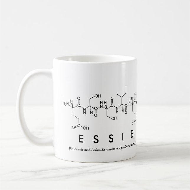 Essie peptide name mug (Left)