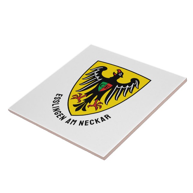 Esslingen am Neckar coat of arms, Germany Ceramic Tile (Side)